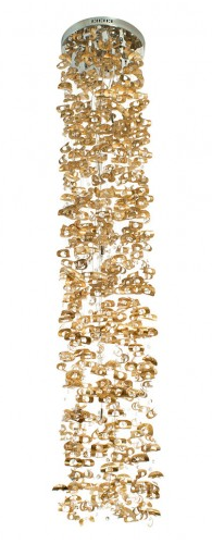 Cascading Pringle Chandelier in Capiz Seashell, Kouboo