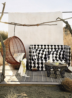 Rattan Hanging Chair, Anthropologie