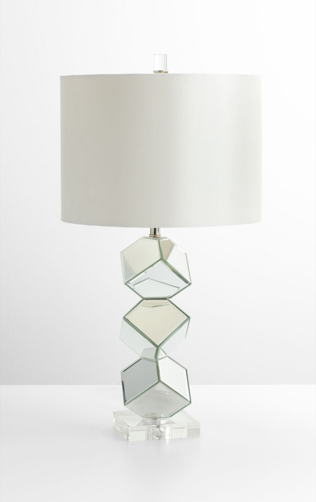 Illusion Table Lamp, Cyan Design