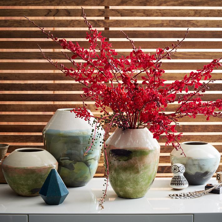 Watercolor Glaze Vases, West Elm