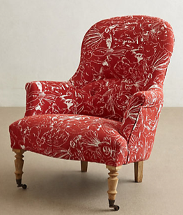 Printed Parker Armchair, Anthropologie