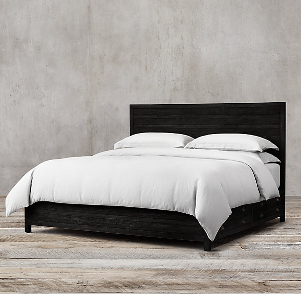 Printmaker's Bed Without Footboard, Restoration Hardware