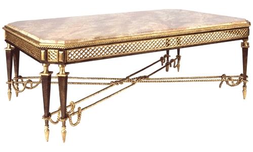 Neuilly Iron Coffee Table, Las Palmas (M-Geough)