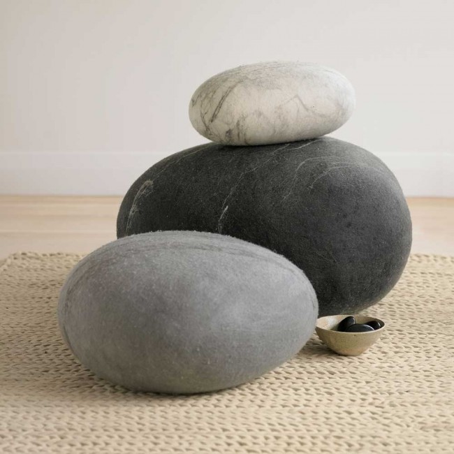 Felted Wool Stones, VivaTerra