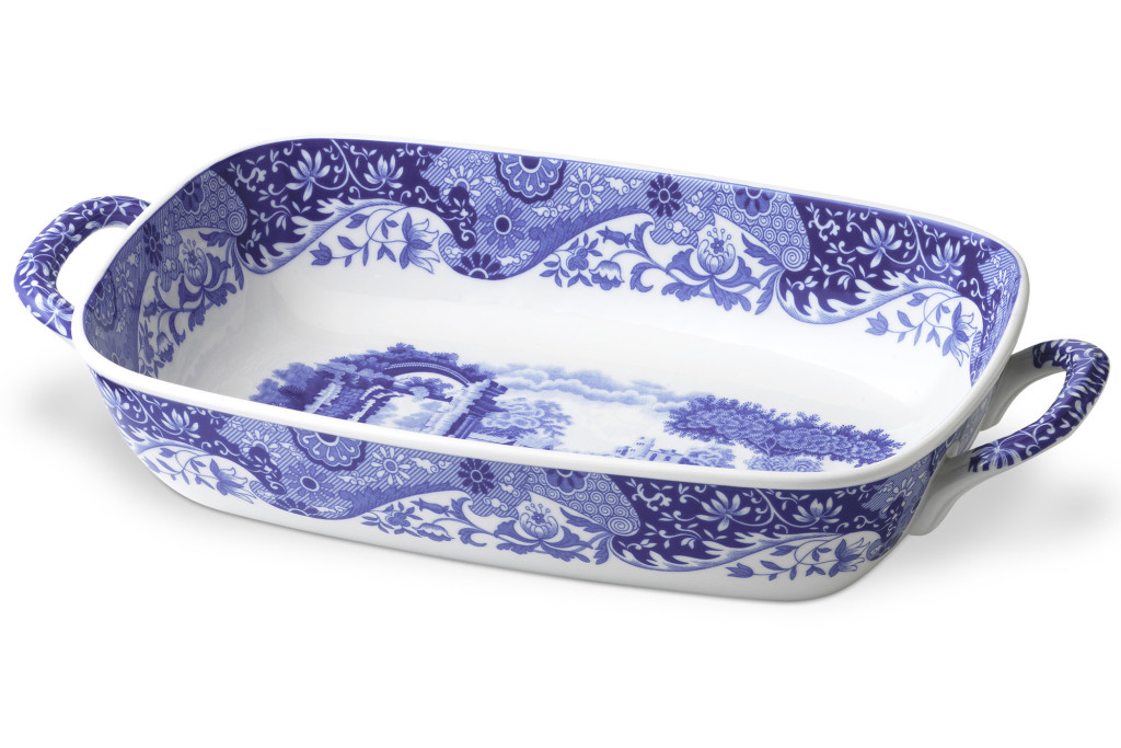 Spode Blue Italian Handled Serving Tray, Wayfair