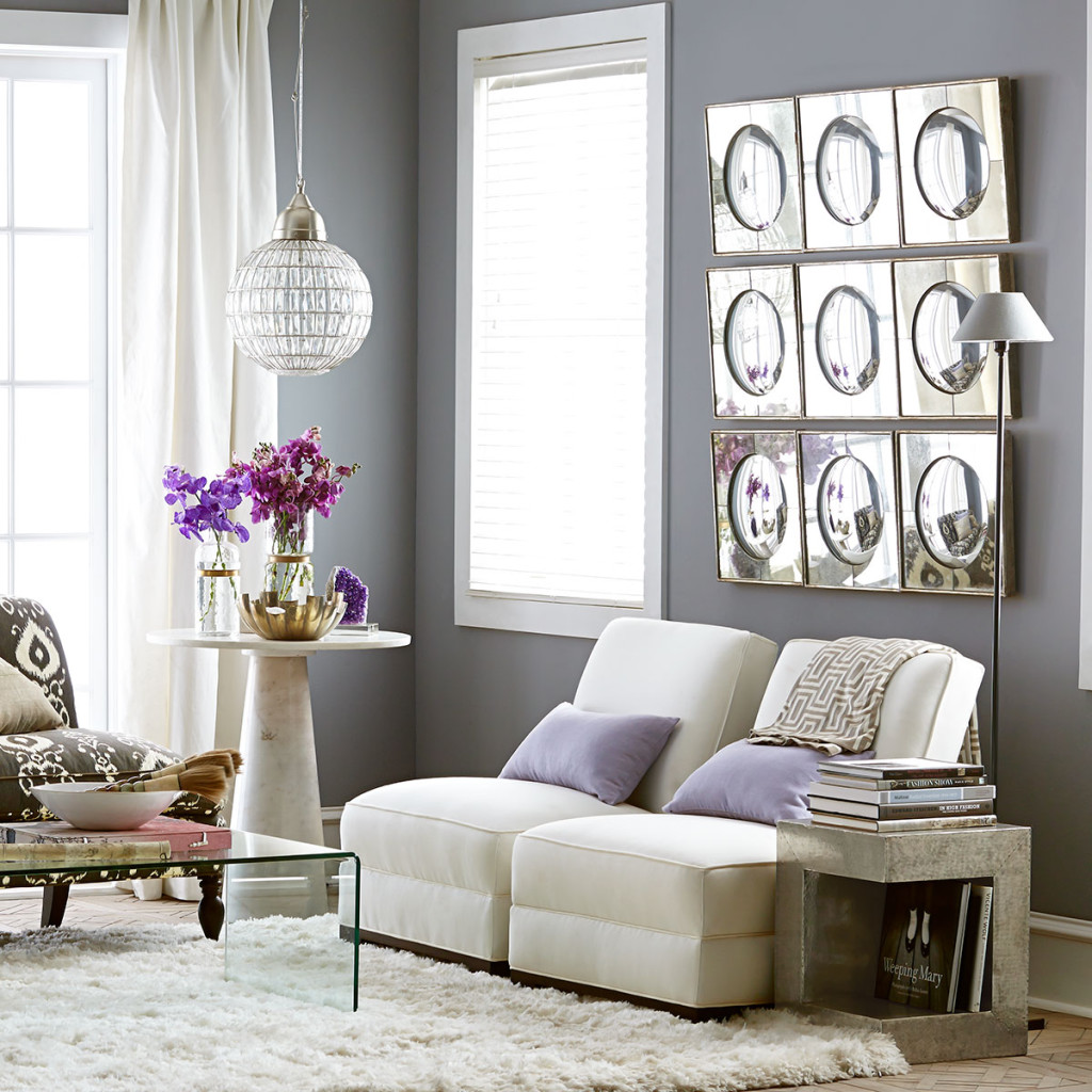 Sleek Slipper Chair, Wisteria