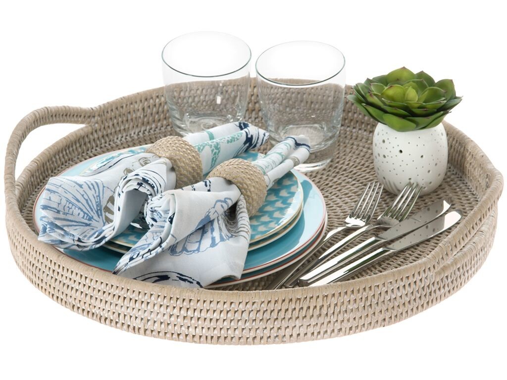 La Jolla Round Serving Tray- Kouboo