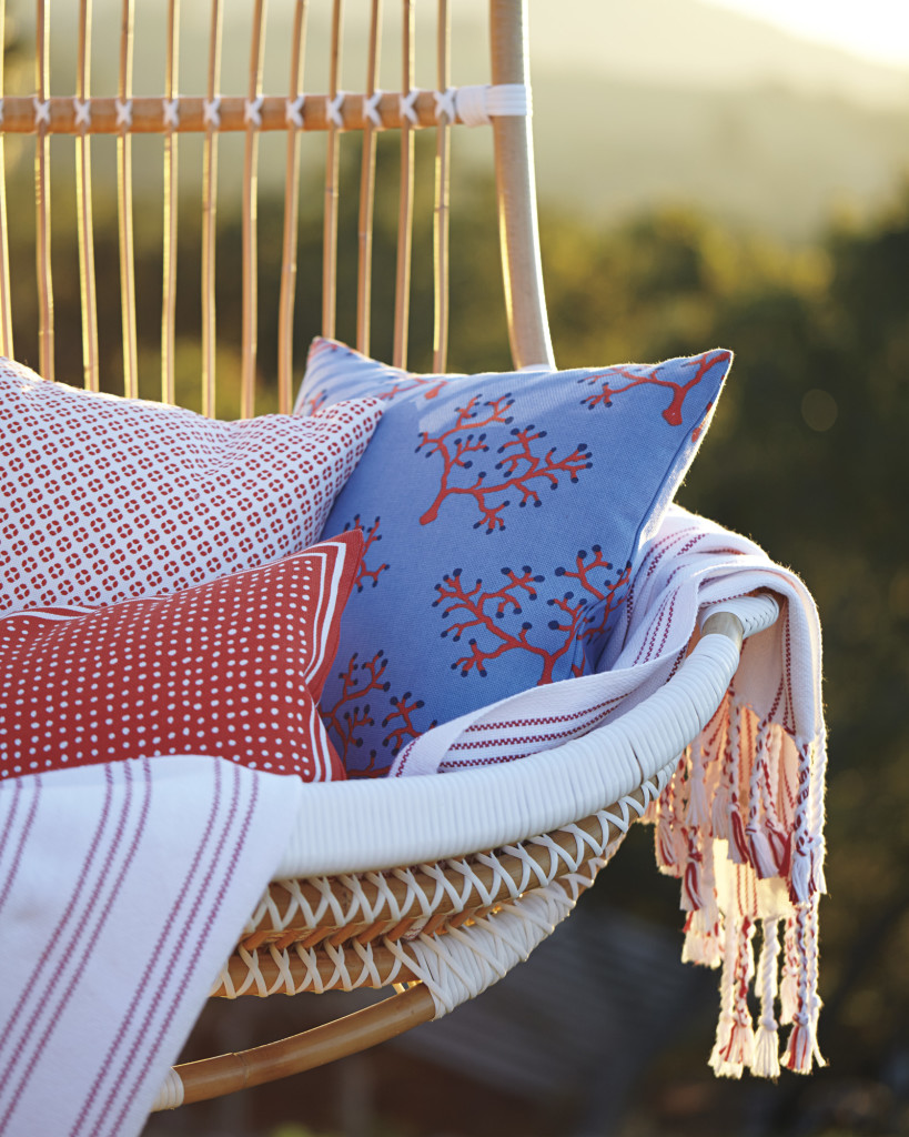 Coral Outdoor Pillow Cover- Serena & Lily