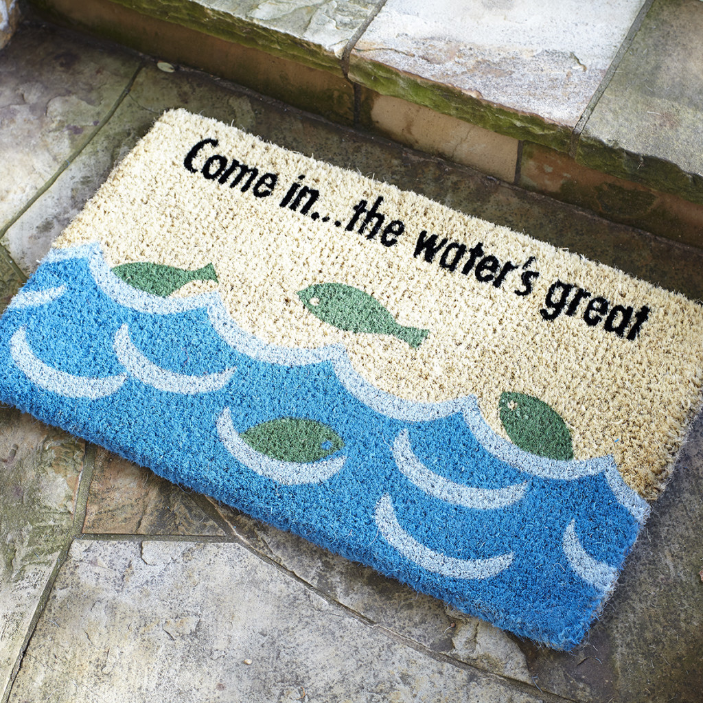 Dirt at Bay Doormat- Wisteria
