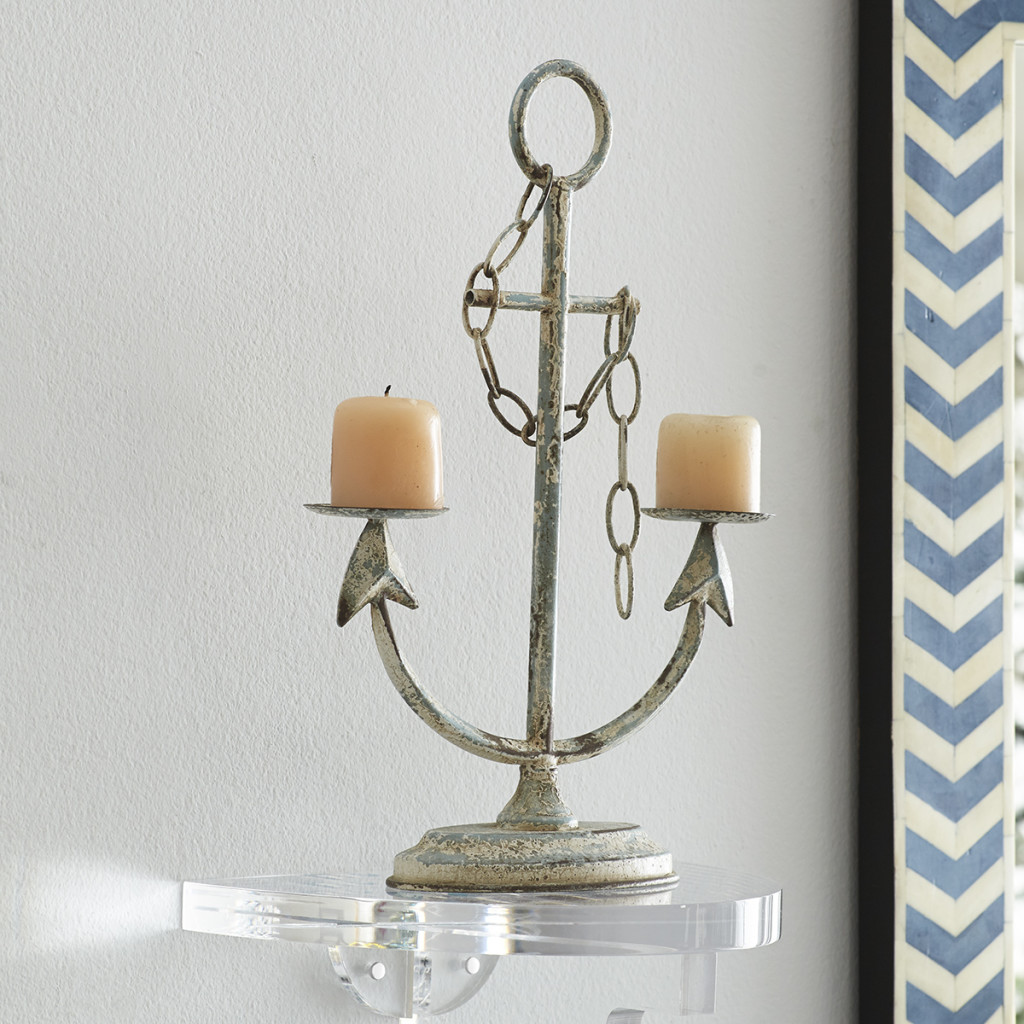 Anchor Candleholder- Wisteria